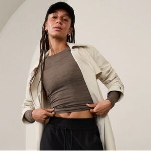 Athleta Black Renew Seamless Crewneck Top